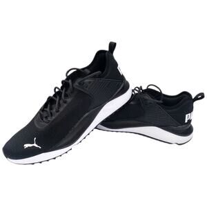 New PUMA Men's PC Runner Sneaker Shoes Black White  Size 7.5 8.5 or 9